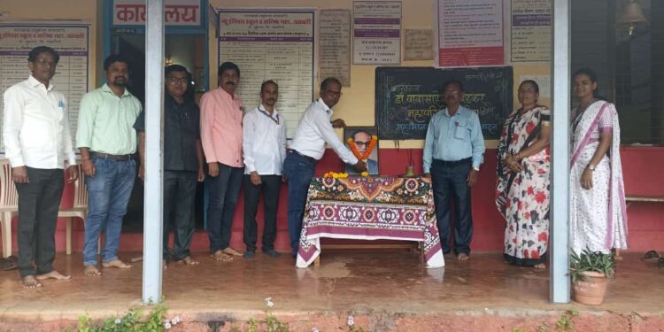 Mahaparinirvana Day at Talvali High School