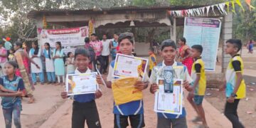 Selection for sports competition of children from Tavasal