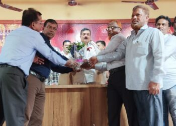 MLA Jadhav felicitated by Muslim community