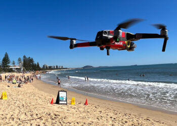 Drones on the beach