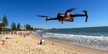 Drones on the beach