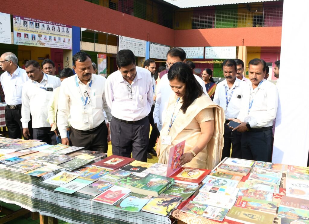 Book exhibition at Damle School