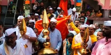Temple Kalasha Rohan ceremony at Tavasal