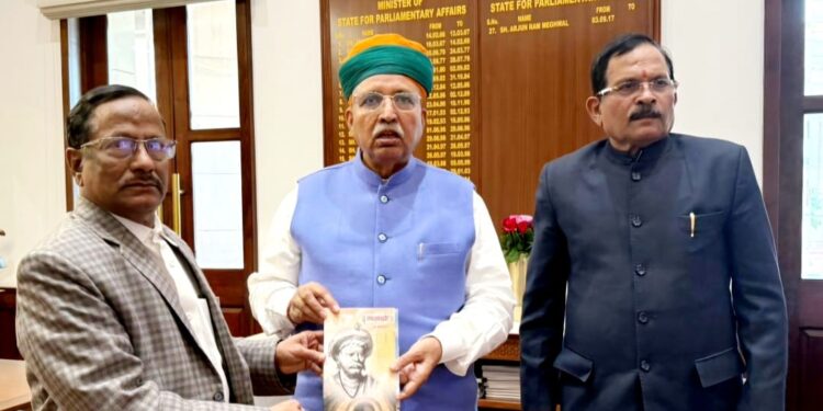 Patne met Union Law Minister Arjun Meghwal