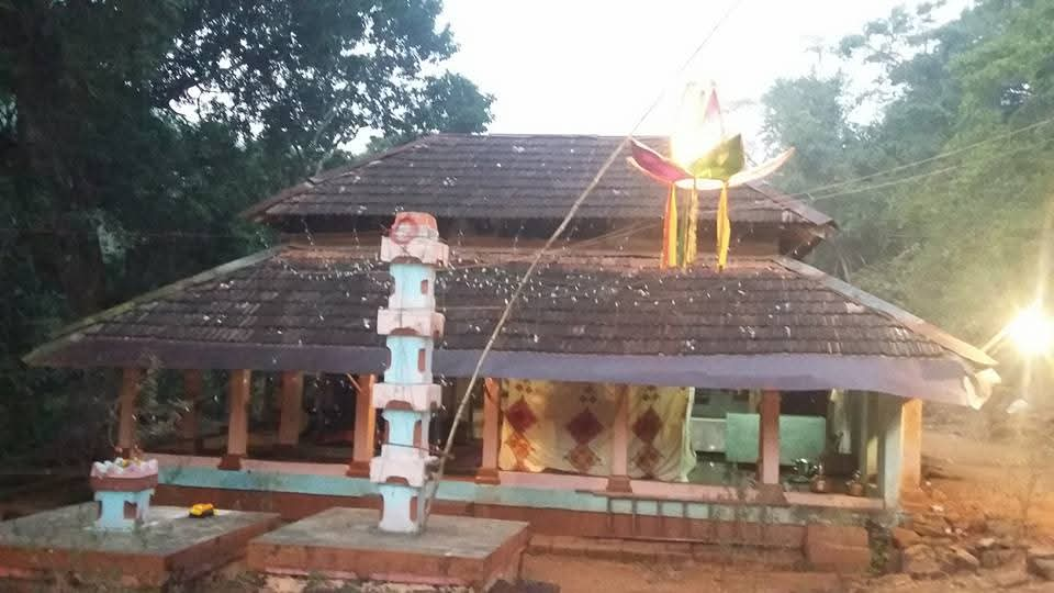 Temple Kalasha Rohan ceremony at Tavasal