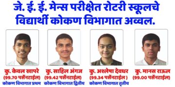 Rotary School dominates J. E. E. Mains exam