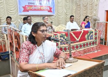 Blessing ceremony at Patwardhan School