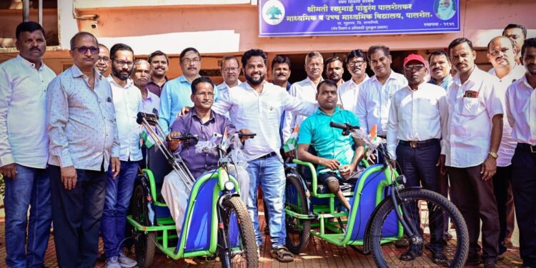 Distribution of electric bicycles to the disabled