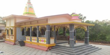 Village deity idol dedication ceremony at Adur