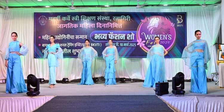 Fashion show based on the concept of nature