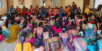 Various programs at Chikhli on Women's Day