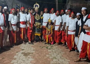 Palkhi dance performance at Varveli
