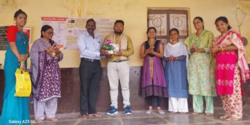 Yoga camp at Veldoor Nawanagar School