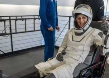 Sunita Williams returns to Earth