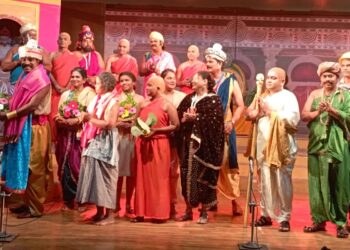 Honoring the drama "Devanan Priy Asok".