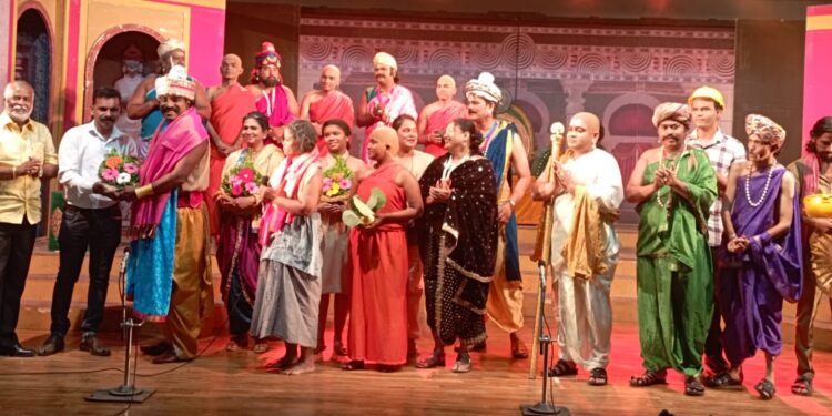 Honoring the drama "Devanan Priy Asok".