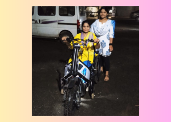 Divyang Shravani got mechanical wheelchair