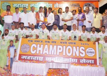 Kunbi Samaj team won the cricket tournament