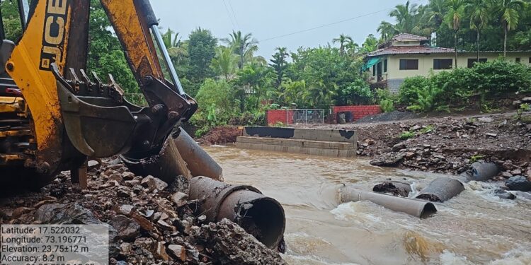 Rain causes major damage in Guhagar