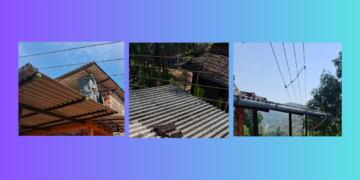 Electrical lines on the house should be removed