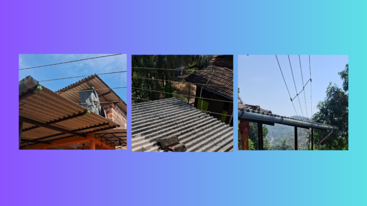 Electrical lines on the house should be removed