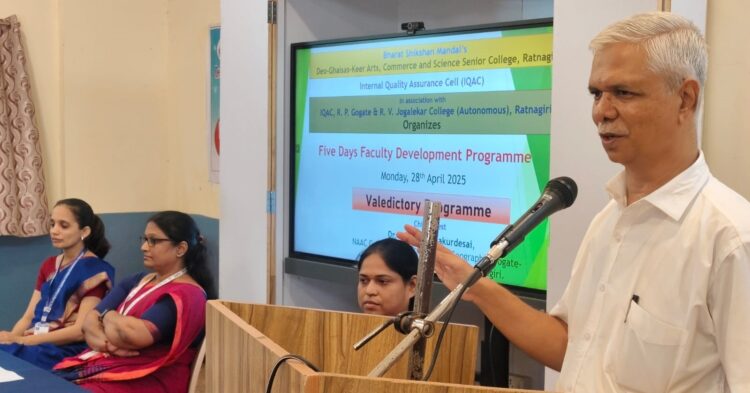 Workshop at Dev, Ghaisas, Keer College