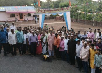 Inauguration of road work at Kotluk
