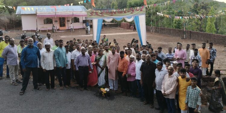 Inauguration of road work at Kotluk