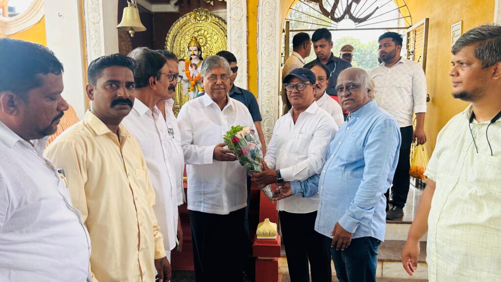 Minister Chandrakant Dada in Guhagar