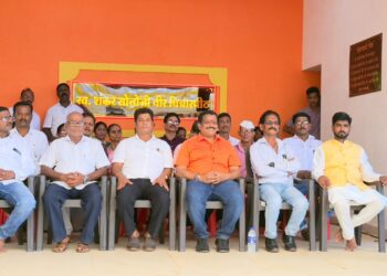 Inauguration of a new hall at Kutagiri