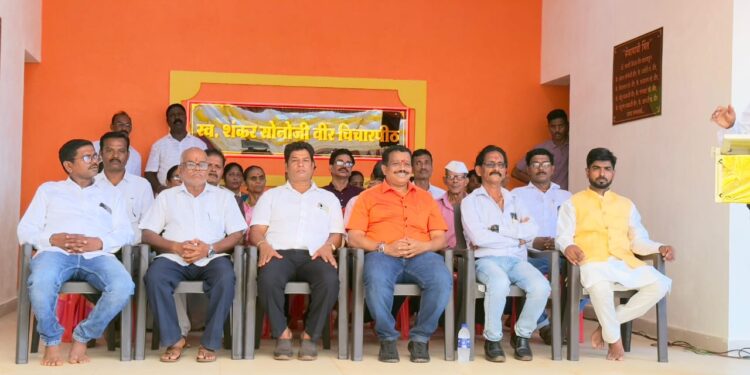 Inauguration of a new hall at Kutagiri