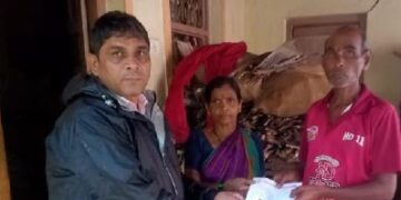 Evacuation notice to disaster-affected families