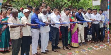 Inauguration of the road at Parchuri Bouddhwadi