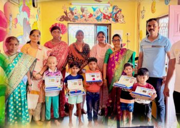 Children at Kanhaiya Play School will use computers