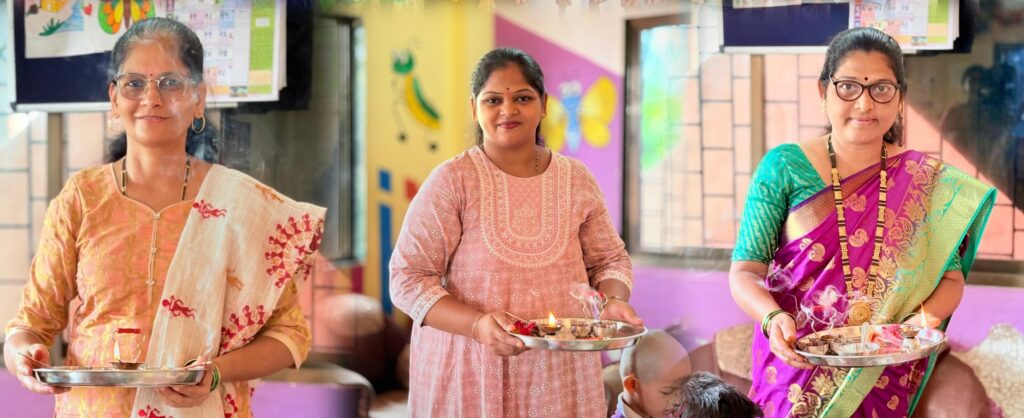 Children at Kanhaiya Play School will use computers