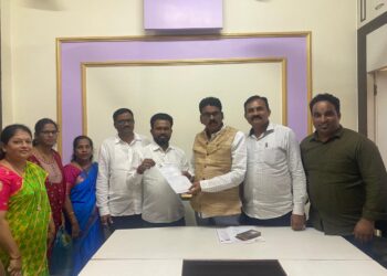 Sahil Arekar as NCP Taluka President