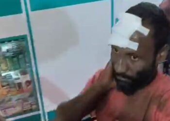 Pedestrians were hit by a bus