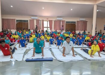 Yoga Day at Bal Bharati Public School