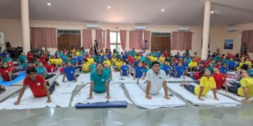 Yoga Day at Bal Bharati Public School