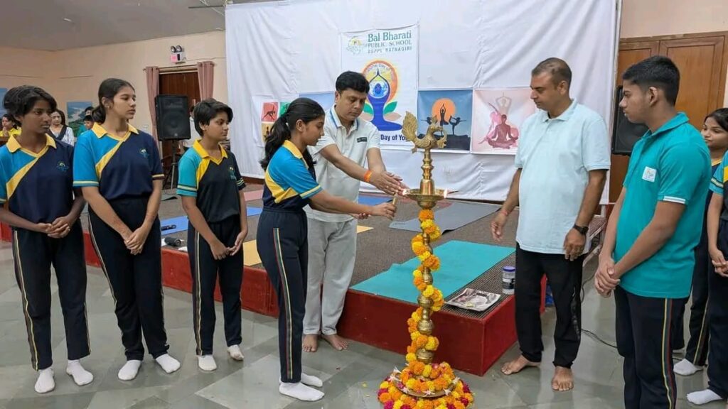 Yoga Day at Bal Bharati Public School