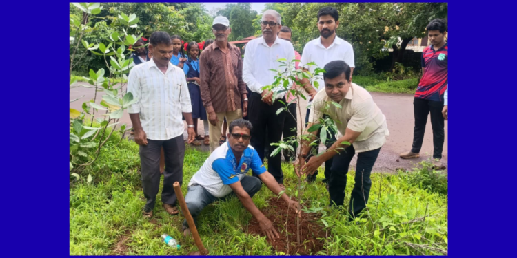 Tree plantation program at Palpene