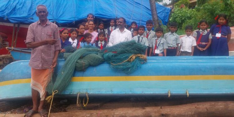 Veldur Nawanagar School gave a field visit