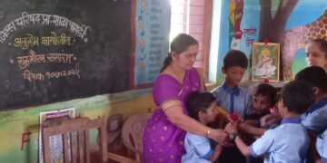 अनुलोम मित्रांनी केला शिक्षकांचा गौरव