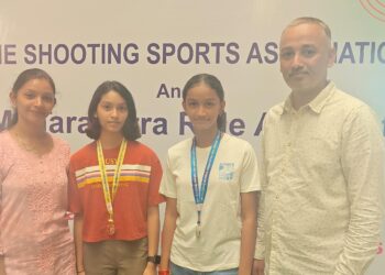 Brilliant performance in shooting competition