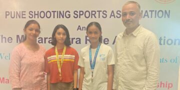 Brilliant performance in shooting competition