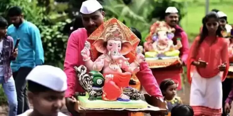 Arrival of Ganesha in Konkan