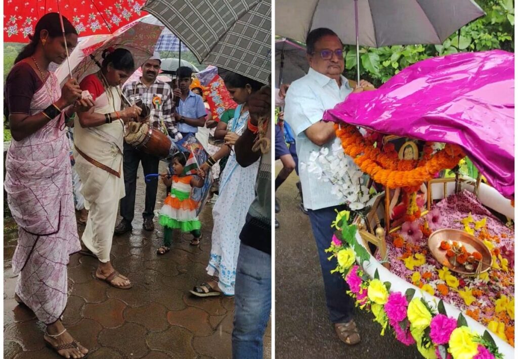Palkhi ceremony on the occasion of Dnyaneshwar Jayanti