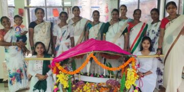 Palkhi ceremony on the occasion of Dnyaneshwar Jayanti