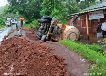 Tanker accident in Aabaloli