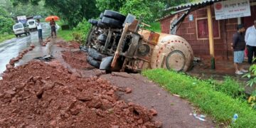 Tanker accident in Aabaloli
